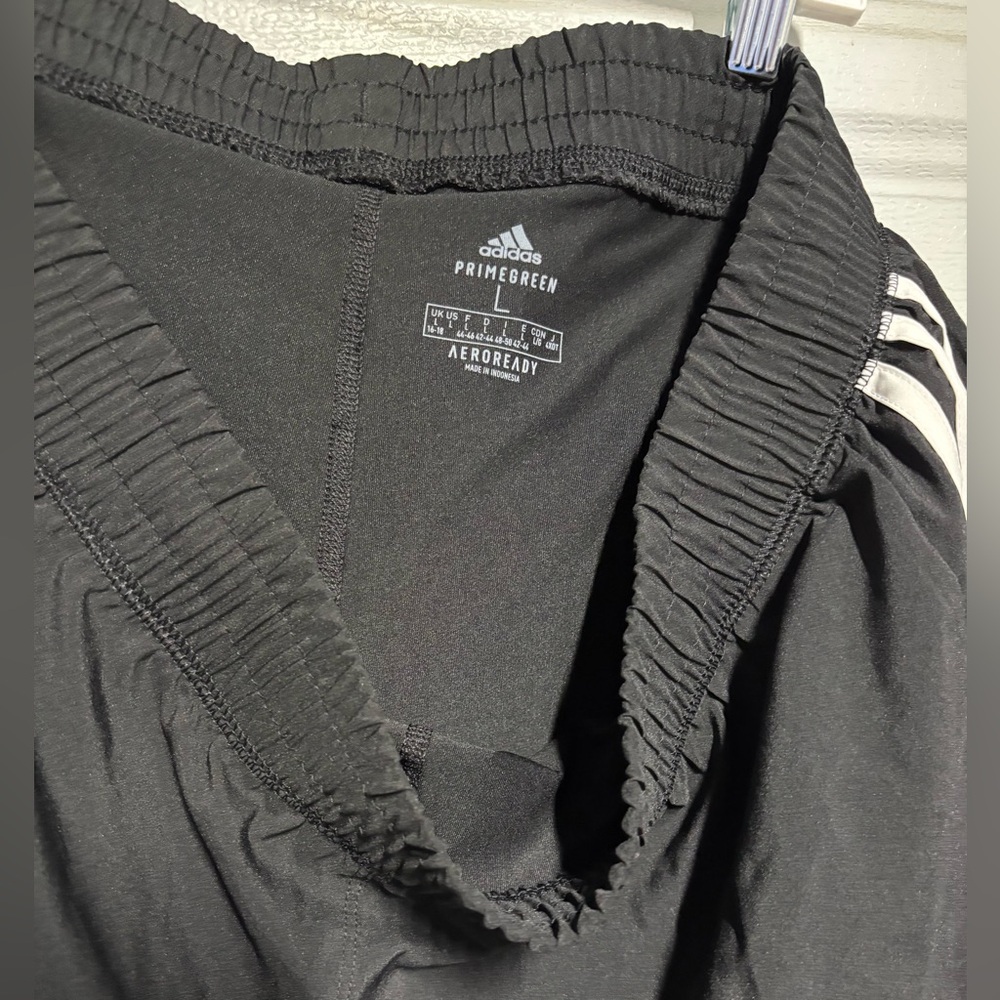 Adidas Black Shorts pacer 3s 2 1n1 - Picture 5 of 5